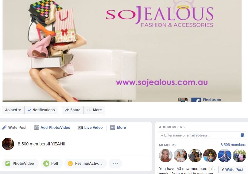 We just reached over 8500 people in our Facebook Group!