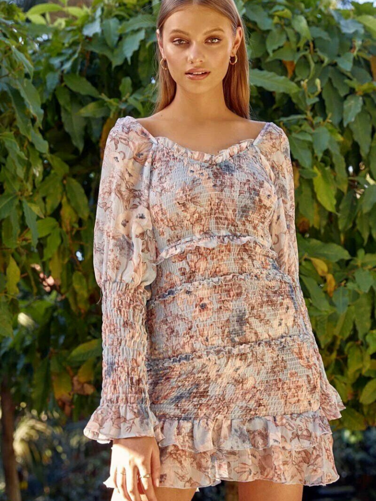 SNDYS Violet Dress - Cream