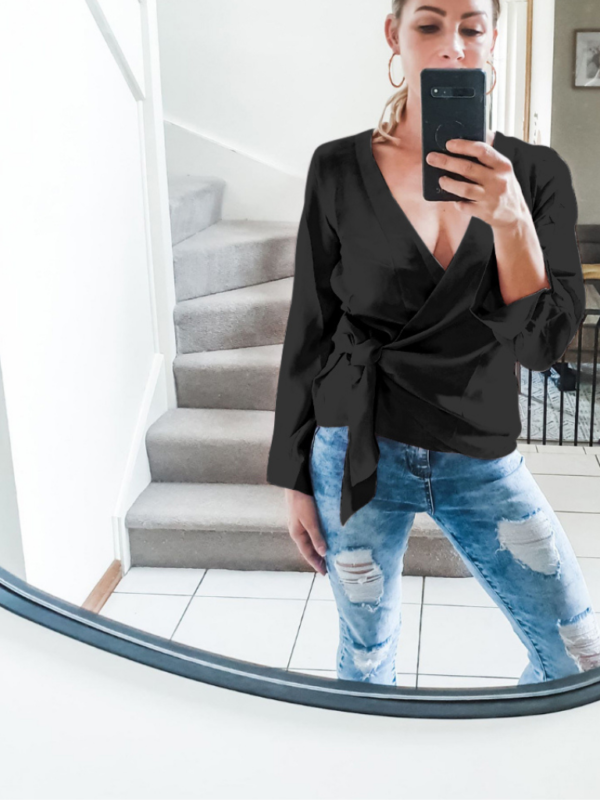 "Sonya" Blouse- Black