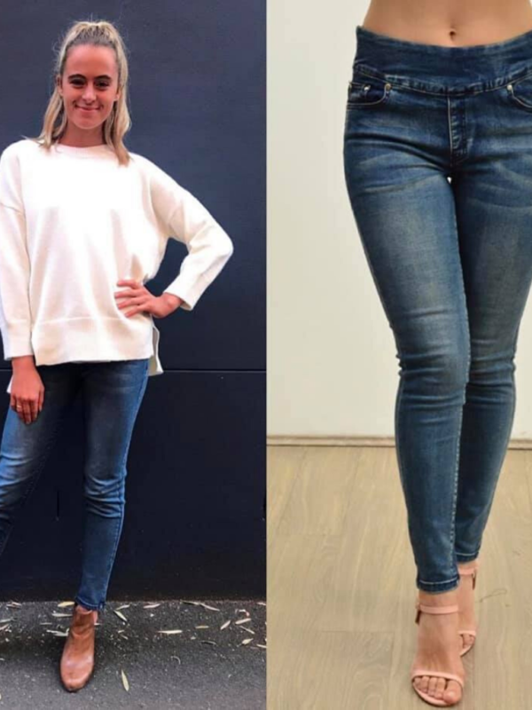 "Taylor" Denim Jeans- Blue