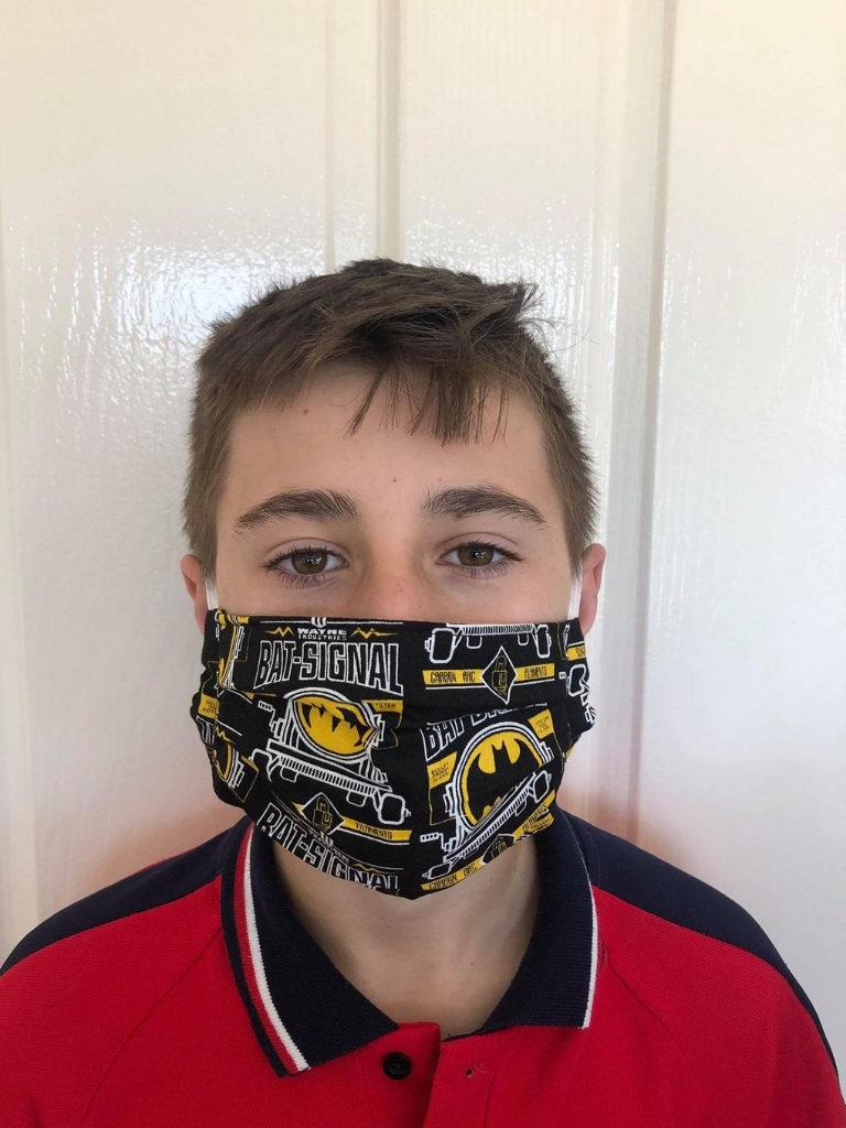 "Medium" Character Face Masks - fit from age 8 to a small framed adult