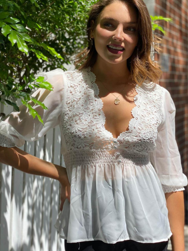"Liz" Lace Blouse