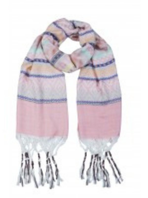Tribal Dance Scarf- Pink