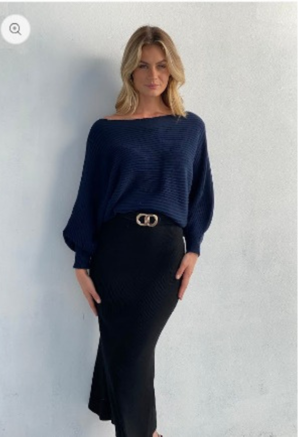 "Luci" Knit- Navy