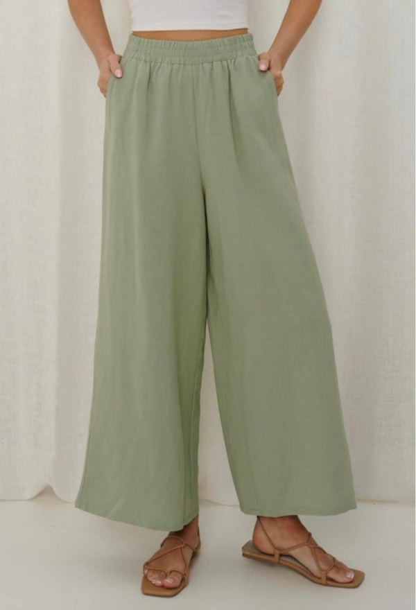 "Willow" Pants- Lime