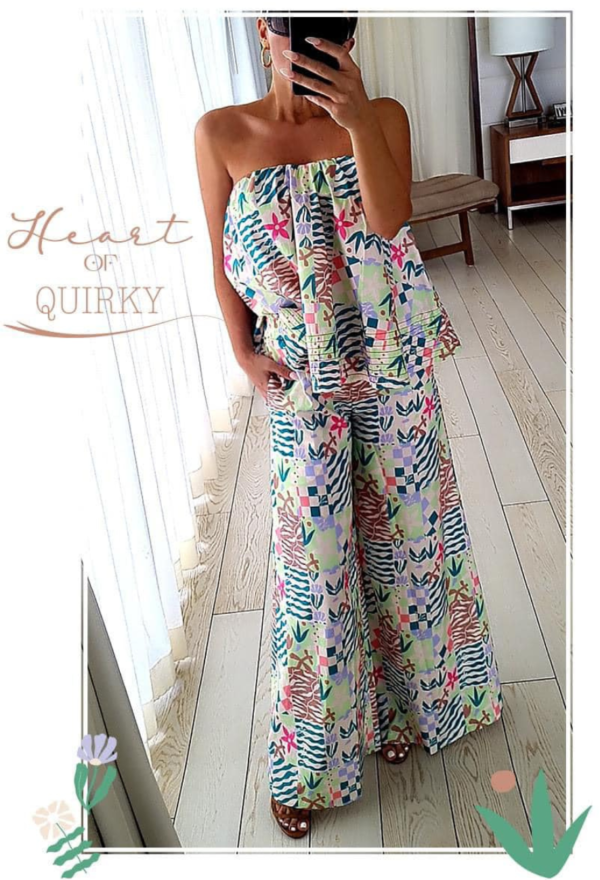 "Heart Of Quirky" Palazzo Pants