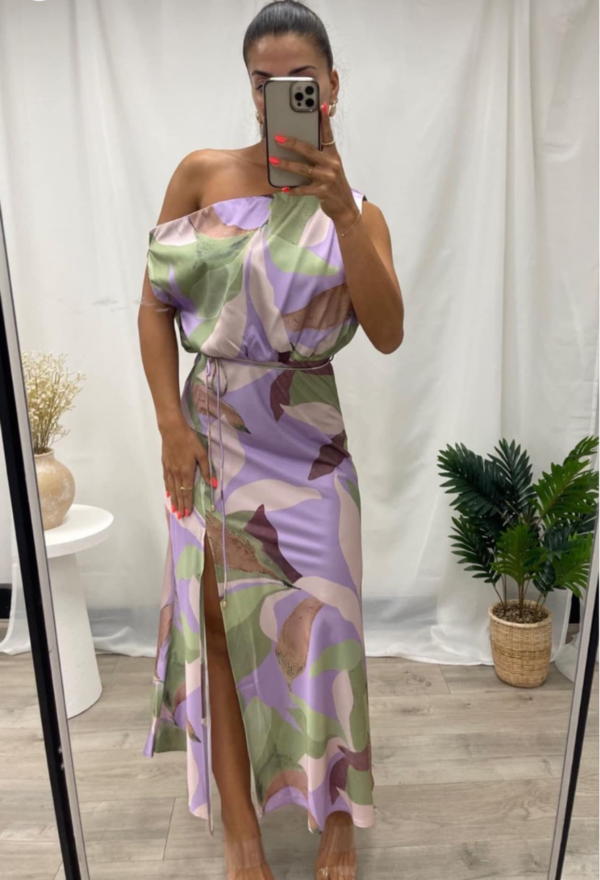 "Ava" One Shoulder Dress