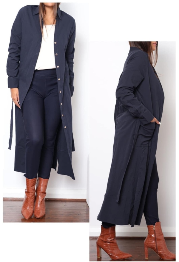 “Tammy” Trench/Dress - Navy